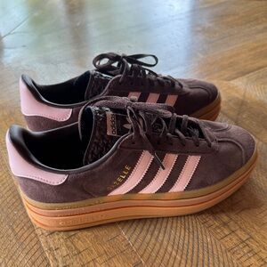 Women’s Adidas Gazelle Bold Ivey Pink Auburn Shoes
